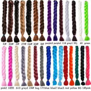 Vente en gros 82 pouces 165g Jumbo <span class=keywords><strong>tresses</strong></span> Expression tressage cheveux Ultra EZ Crochet synthétique Yaki pré-étiré Perm facile tresse 41 pouces - Product Image 6