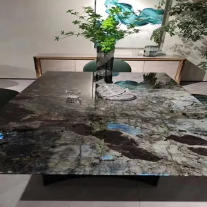 Dalle de granit <span class=keywords><strong>bleu</strong></span> élégant, granit Blue <span class=keywords><strong>Louise</strong></span>, granit Labradorite Blue Eyes Prix - Product Image 1