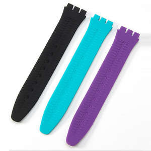 12mm-20mm thay thế Silicone Xem dây Đeo vòng đeo tay ban nhạc cho Omega <span class=keywords><strong>swatch</strong></span> Xem dây đeo - Product Image 4