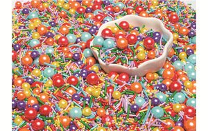 Perles de sucre colorées très vendues, 500 g, décoration de gâteaux, perles de sucre mélangées, paillettes de sucre, décoration de beignets, pâtisserie, ingrédients de décoration - Product Image 6