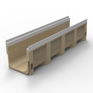 Cubierta de Acero Inoxidable Estampada para Canal de Drenaje de Hormigón Polímero, Drenaje Antideslizante, Superficie Pulida Moderna, Área Residencial - Product Image 3