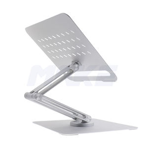 Fabricante de soportes para portátiles MK871, elevador giratorio de aluminio de 360 ° para ordenador portátil y portátil con altura y ángulo ajustables - Product Image 3