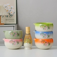 Kit de Cérémonie du Thé Matcha en Céramique Style Dynastie Song Japonaise Anji Newell, Logo Personnalisé, Emballage Cadeau Personnalisé, Thé Flexible