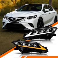 Conjunto de Faros Delanteros LED Modificados para Toyota Camry 2018-2023 XV70, Repuesto de Faros Delanteros para Automóvil, Suministro de Fábrica de Autopartes