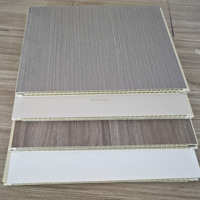 Panel Dinding dan Plafon PVC SPC Modern Tahan Air Lebar 300mm untuk Kamar Tidur, Ruang Makan, dan Dekorasi