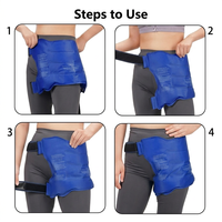 Enveloppe de gel réutilisable Bingyuan personnalisée |   Compresse chaude et froide douce et moelleuse pour soulager les douleurs musculaires de la hanche