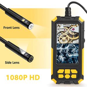 Endoscope industriel P50 avec double caméra 8 mm, écran 4,5 pouces, câble rigide de 10 m, outil d'inspection pour la vérification des tuyaux et des équipements - Product Image 2