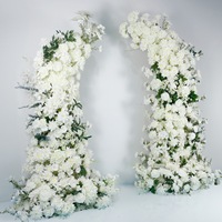 NINI Arche de fleurs de mariage personnalisable, nouveau style, vente directe usine, toile de fond de mariage, style simple, arche de fleurs romantique pour mariage