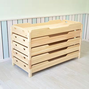 High Quality Montessori Spliced Solid Wooden Children Beds Double Bedrooms <strong>Sheets</strong> Car Bunk Beds for Children - Product Image 4