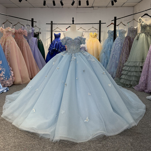 light blue quince dress with butterflies A Line V Neck Short Blue Prom Dresses With Butterfly, Short Blue Formal Homecoming Dresses, US 16 / Blue as Pics / With Rush+$19.99