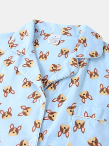 Conjunto de Pijama de Dos Piezas para Mujer, Talla Grande, Estampado Animal, Térmico, 95% Poliéster, 5% Elastano, Mangas Largas, Ropa de Dormir - Product Image 3