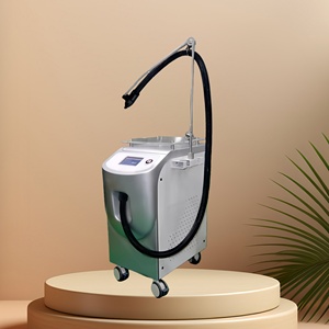 Machine de refroidissement cutané verticale de haute qualité 1200W en ABS et acier inoxydable, technologie de compression d'air, température maximale -30°C pour laser - Product Image 2