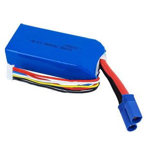 แบตเตอรี่โพลิเมอร์แบบโซลิดสเตท 14.8V1500mAh อัตราการคายประจุสูง 40C รุ่น 503880 สำหรับของเล่น ใช้งานได้ 800 รอบ - Product Image 4