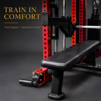 Machine d'entraînement multifonctionnelle commerciale Smith arrière 262 kg, rack de musculation tout-en-un avec système de câbles pour salle de sport et studio de fitness