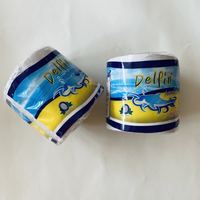 Rouleaux de papier toilette absorbant en pâte vierge, écologique, gaufré latéralement, blanc doux, 100x100mm, emballage couleur d'usine