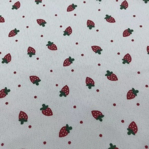 China hogar textil impreso fresas tejido 70Gsm cepillado microfibra 100% poliéster Pongee tela para textiles para el hogar - Product Image 2