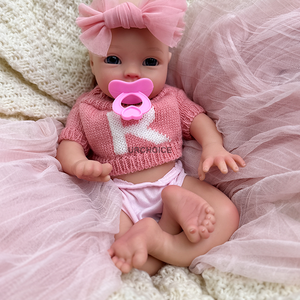 Muñecas <span class=keywords><strong>de</strong></span> Silicona <span class=keywords><strong>Reborn</strong></span> <span class=keywords><strong>de</strong></span> 12 Pulgadas para Niñas, Muñeca Realista Hecha a Mano para Accesorios <span class=keywords><strong>de</strong></span> Fotografía, Regalos Coleccionables para Recién Nacidos - Product Image 3