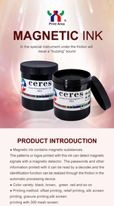 Anti-contraffazione Magnetico di Inchiostro Per Stampa Dello Schermo di colore nero - Product Image 6