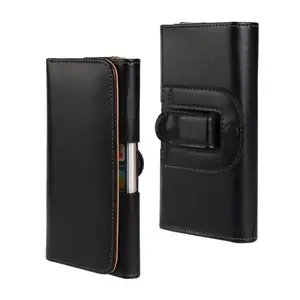 PU leather universal belt clip case for iphone 12 mobile phones leather pouch 5" 5.5" 6" 6.5" for iphone 14 13 12 11 phone