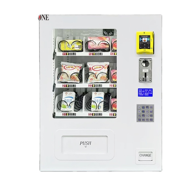 Countertop Card Reader Snacks and Drinks Vending Machine With Coin Changer MDB/DEX
