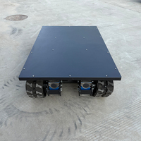 Châssis à chenilles électrique de type plateforme, train de roulement stable pour les petites machines de construction rurales et les machines de transport agricole