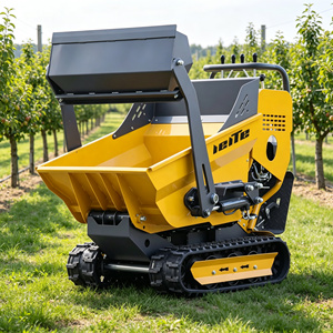 Minidumper de 800 kg y 500 kg, vehículo volquete hidráulico sobre orugas, camión volquete a la venta - Product Image 1