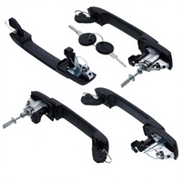 4 poignées extérieures pour VW Golf 3 4, ajustement parfait pour les modèles de portes avant et arrière 1H0837207 1H0837207B3FZ 1H0837207C 1H0837207B