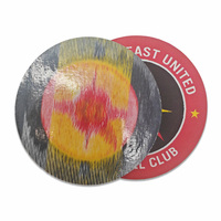 Patch en plastique tissé circulaire personnalisé et écologique à thermocoller pour logos d'équipes de football/basketball et casquettes