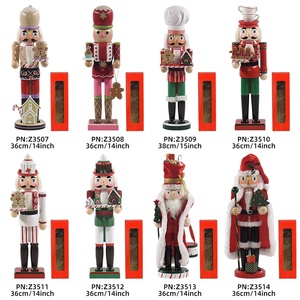 Quality Assurance Eco-friendly 35cm Length <b>Christmas</b> Soldier Indoor Glossy Painted <b>Christmas</b> Ornament - Product Image 5