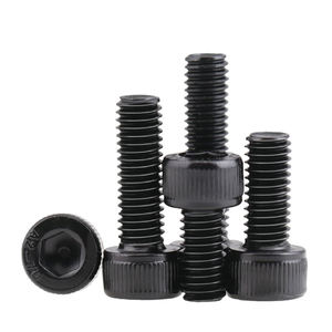 Tornillos <span class=keywords><strong>Allen</strong></span> de <span class=keywords><strong>Cabeza</strong></span> <span class=keywords><strong>Redonda</strong></span> con Acabado de Óxido Negro, Acero al Carbono ANSI <span class=keywords><strong>DIN</strong></span>, Rosca Métrica M4-M14 - Product Image 6