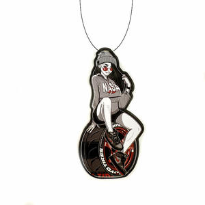 个性化批发定制升华标志空白除臭剂新卡香水香纸挂车空气清新剂 - Product Image 5