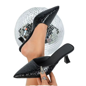 Sandales rétro de créateur pour femmes, nouveau style, talons hauts, chaussures de soirée, sandales de luxe à talons hauts pour femmes - Product Image 1