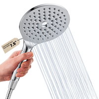 Pommeau de Douche Premium Grand Format avec Filtre et Douchette Haute Pression avec Filtres pour Soins de la Peau