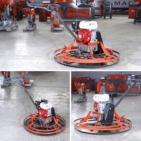 Truelle à béton à essence haute puissance ZUJI 5,5 CV, 150 tr/min, profondeur de travail 8-10 cm, moteur, boîte de vitesses, 65 kg, ZJ100