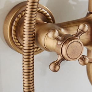 Wholesale Antique <strong>Shower</strong> Faucet Telephone Shape Bathtub <strong>Shower</strong> Set Wall Mounted Dual Hole Hot and Cold Mixer <strong>Shower</strong> - Product Image 4