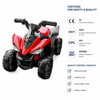 Quad électrique pour enfants, 4 roues, tout-terrain, voiture jouet à batterie, jeu en plein air, vente en gros OEM, usine, CE EN71