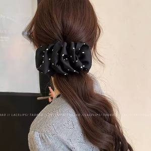 Okul zaman Polka Dot saç pençe klip gençler kızlar için güzel çiçek saç pençe klip saç aksesuarı Pretty saç parçası - Product Image 2