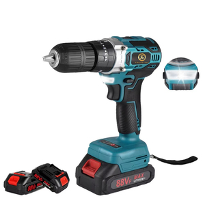 Giá tốt nhất nhanh hơn sạc khoan tuốc nơ vít không dây lithium pin công cụ điện Heavy Duty <span class=keywords><strong>Cordless</strong></span> khoan với <span class=keywords><strong>2</strong></span> pin - Product Image 2