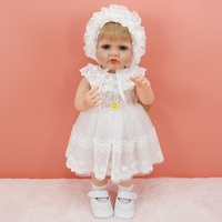 Trendsetting-muñecas de princesa de pelo rubio largo para niños, preciosas muñecas de belleza de 22 pulgadas
