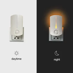 Melhor Preço AC 120V Soft Warm White Lamp corredor Gabinete cabeceira LED Night Light Sensor Light