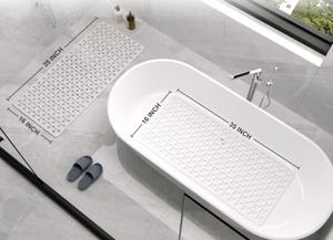 Tapis de bain antidérapant pour douche, tapis de douche antidérapant avec ventouses - Product Image 2