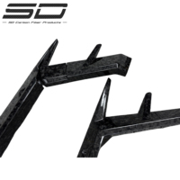 Aile de protection en fibre de carbone SD de haute qualité pour Tesla Cybertruck, style Msy, kit large pour carrosserie, directement de l'usine, haute performance
