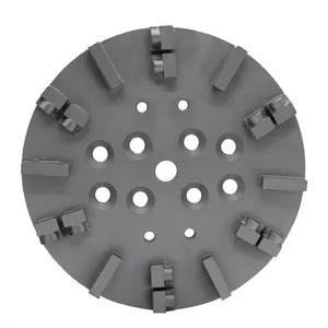 250MM Dry PCD Concrete Grinding Plates Diamond Floor Grinding Disc Manufacturer