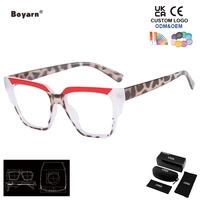 Nouvelles Arrivées Boyarn – Montures de Lunettes Élégantes Irrégulières pour Femmes, Tendance, Couleurs Assorties, Nouvelles Lunettes Vintage Anti-Lumière Bleue