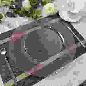 Assiettes de présentation élégantes pour mariage - Assiettes décoratives pour banquets et événements de service - Product Image 2