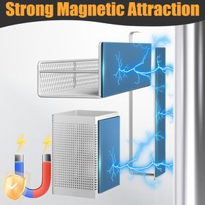 Organisateur de cuisine de support de stockage de réfrigérateur magnétique multifonctionnel moderne d'acier au carbone pour la vaisselle d'ustensiles d'assaisonnement - Product Image 3