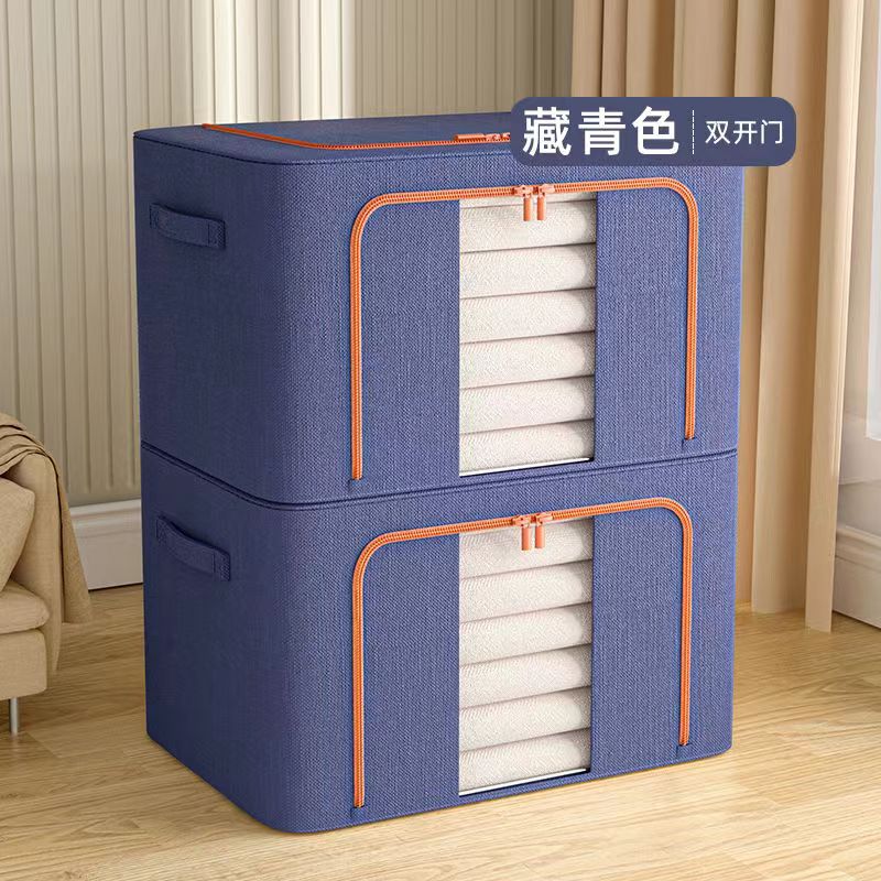 Azul marino [mezcla de algodón y lino espesado]