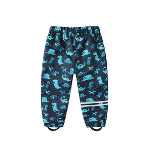 OCE Pantalon pour garçons de printemps et d'automne, pantalon imperméable pour enfants, pantalon imprimé mignon pour enfants, pantalon de pluie pour garçons - Product Image 1