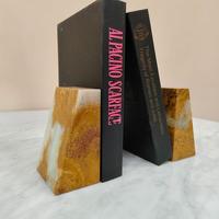 Französischer Stil Natur marmor Jade Buchs tütze Wohnzimmer Villa Studie Marmor Bücher ständer High-End-Dekoration Ornamente