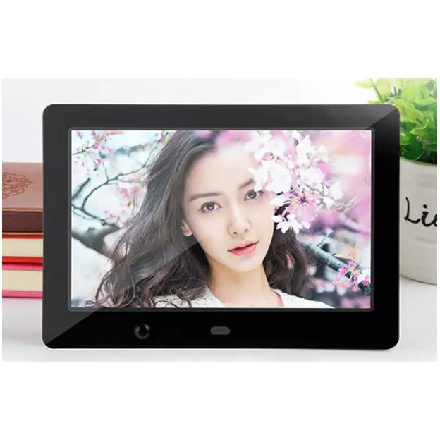 Reproductor multimedia de vídeo en bucle TFT LCD de 1080P y 7 pulgadas, pantalla publicitaria con sensor corporal para tienda minorista